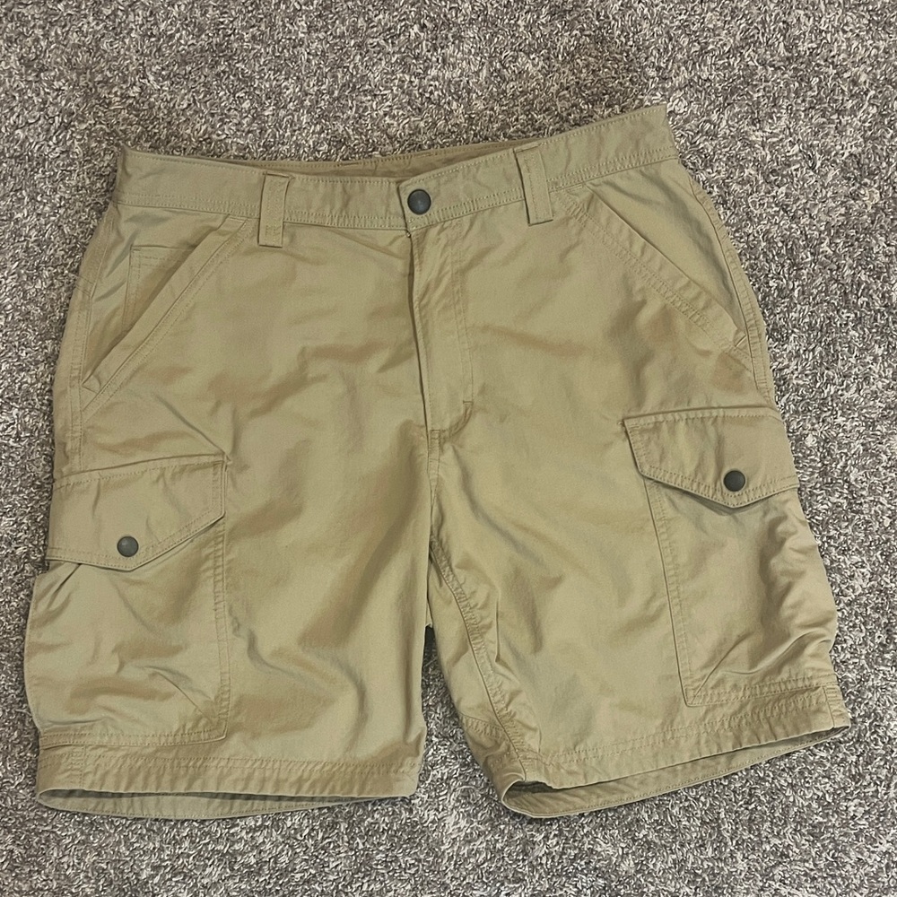 Duluth Trading Co Tan Men’s Cargo Shorts